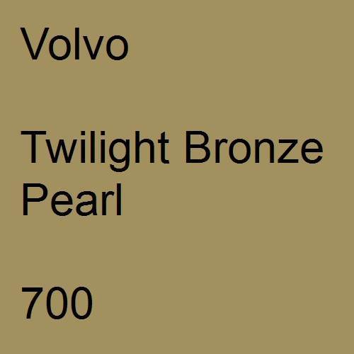 Volvo, Twilight Bronze Pearl, 700.